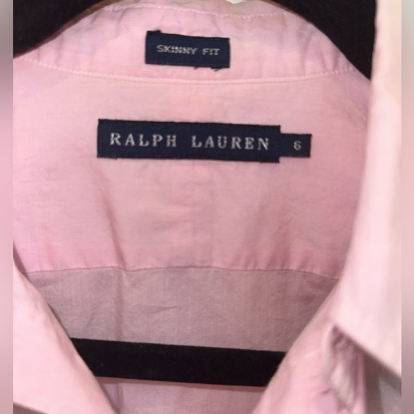 Authentic 90s Ralph Lauren pink cotton blouse / light pink. Perfect condition. - Picture 4 of 6